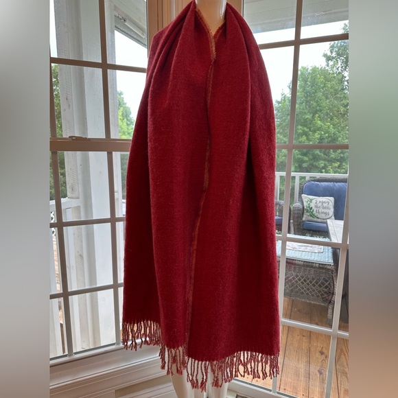Halogen 96” - 24” red scarf - Picture 1 of 6